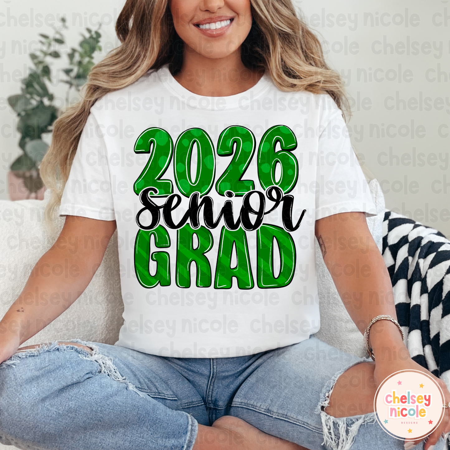 2026 Grad PNG | Fun Graduation PNG | Green Graduation Design