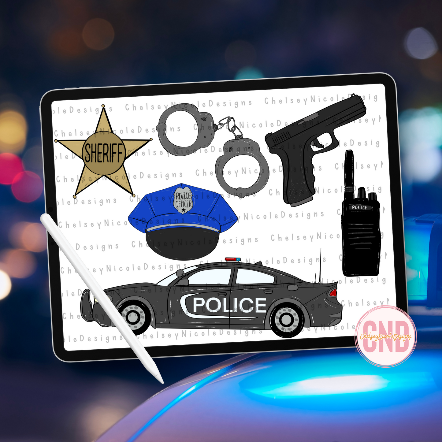 Police Officer Clip Art Bundle
