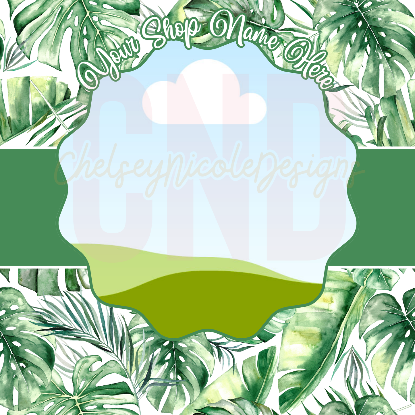Tropical Bright Flowers Social Graphics - Canva Template Included