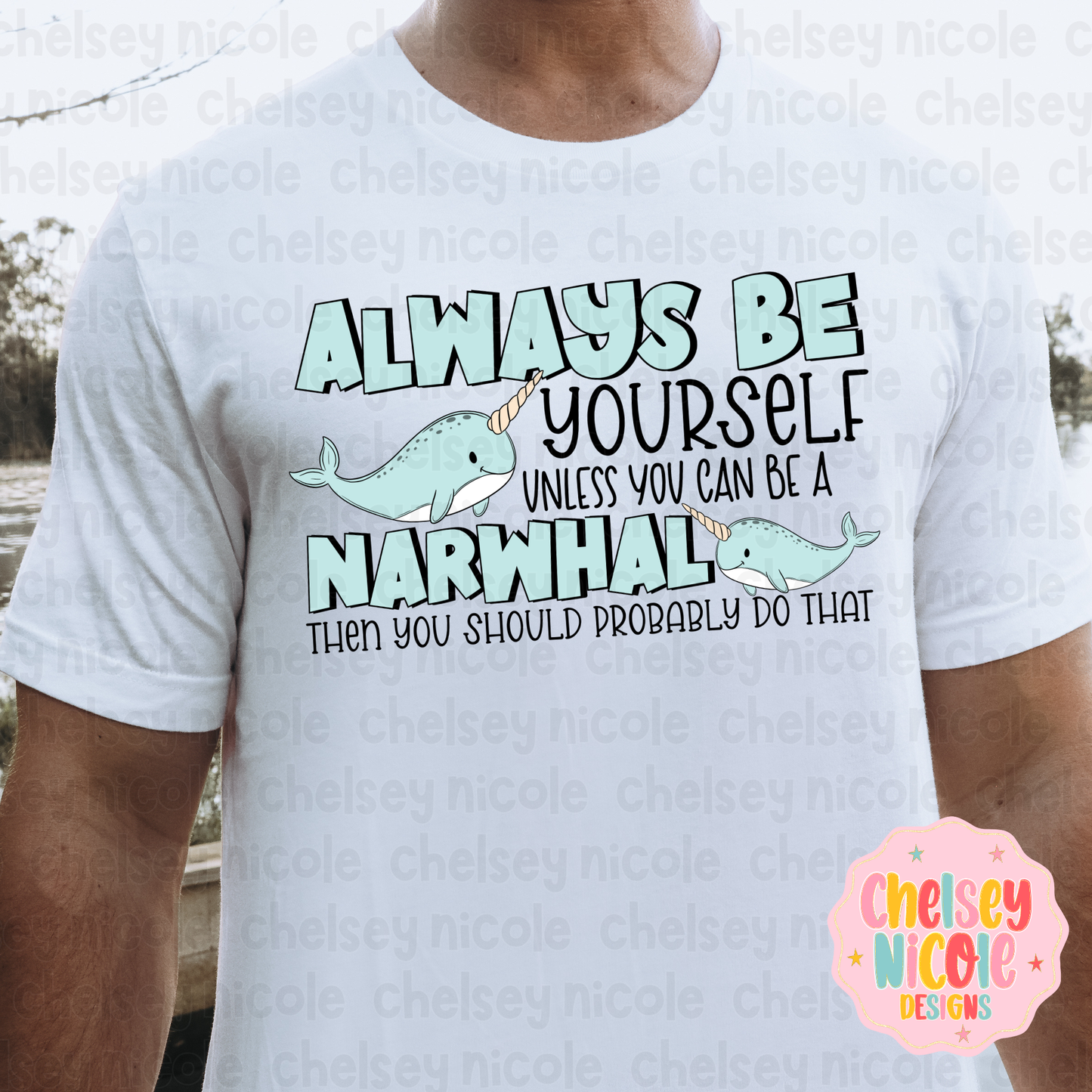 Be Yourself Narwhal PNG - Narwhal PNG - Funny Narwhal PNG