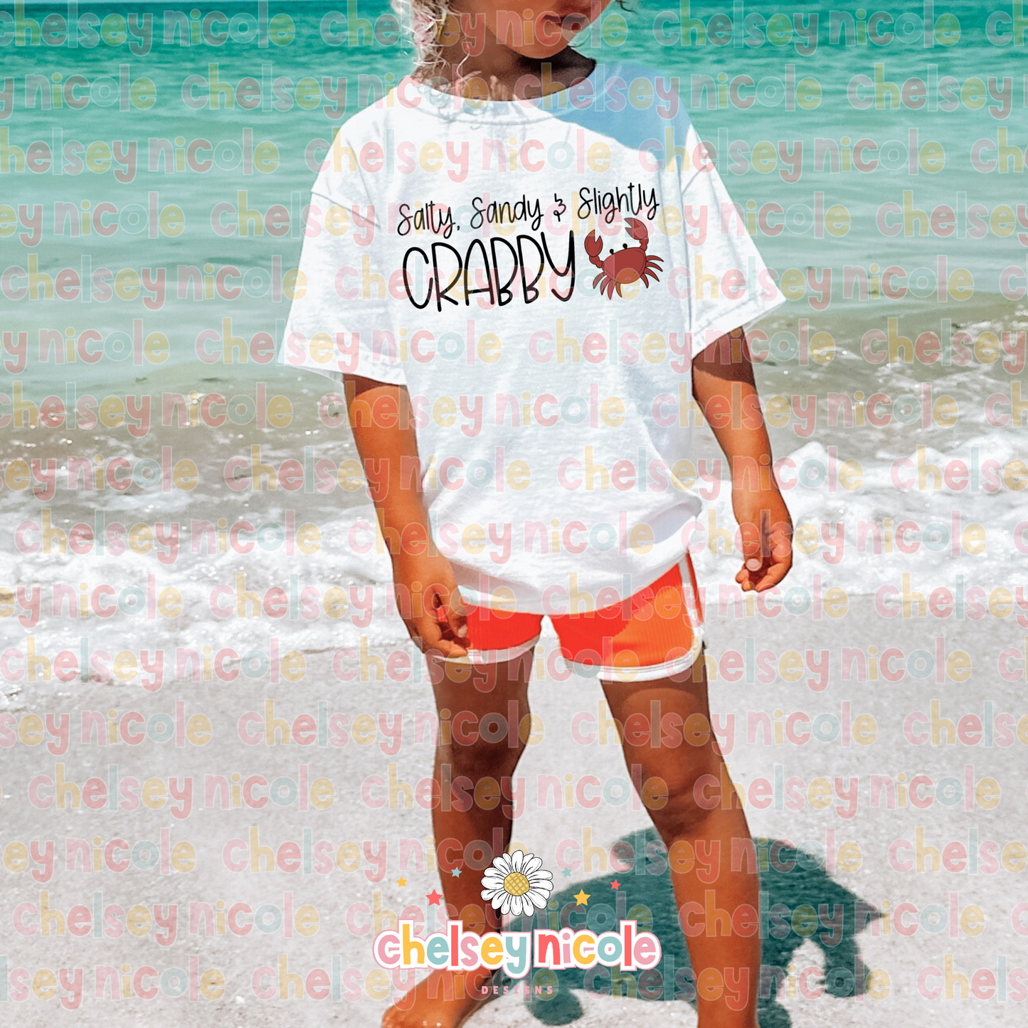 Salty, Sandy and Slightly Crabby PNG - Crabby PNG - Beach PNG - Crab PNG