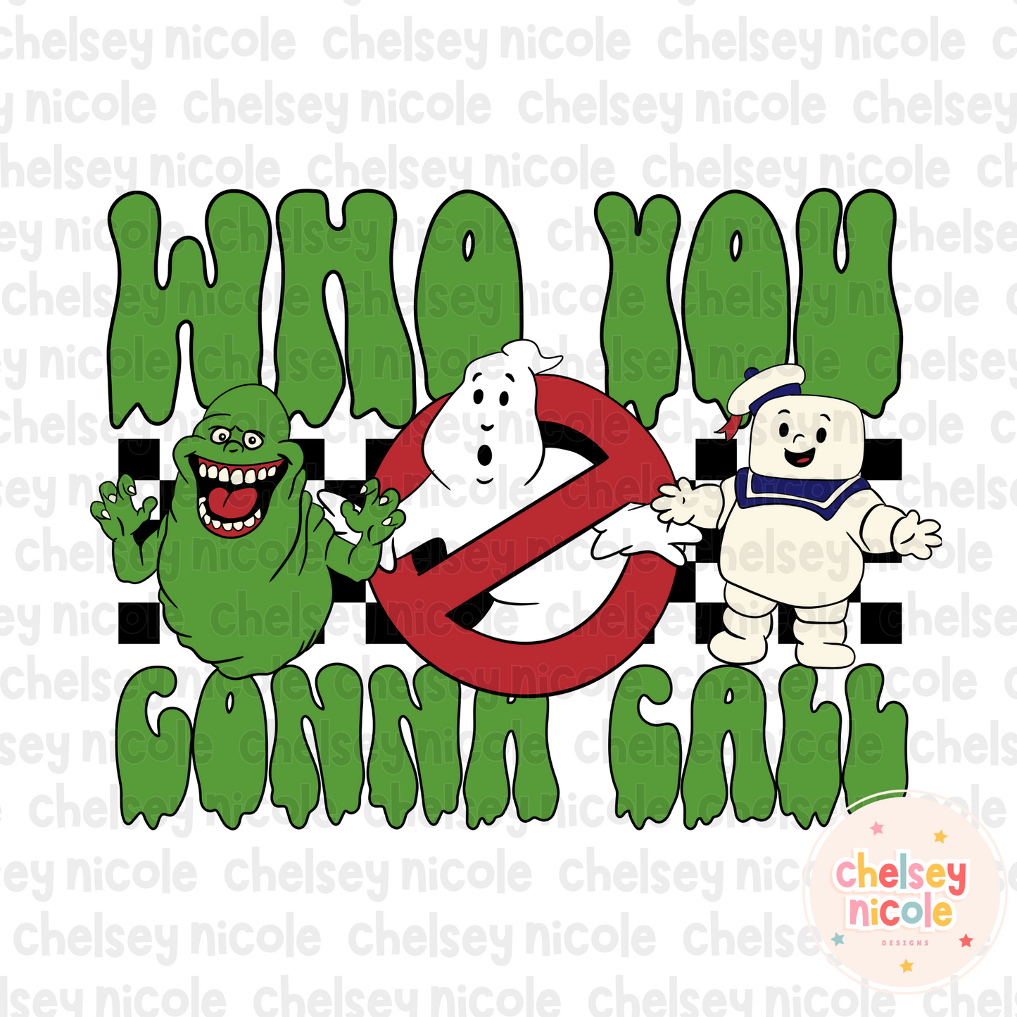 Who You Gonna Call PNG | Funny Halloween PNG