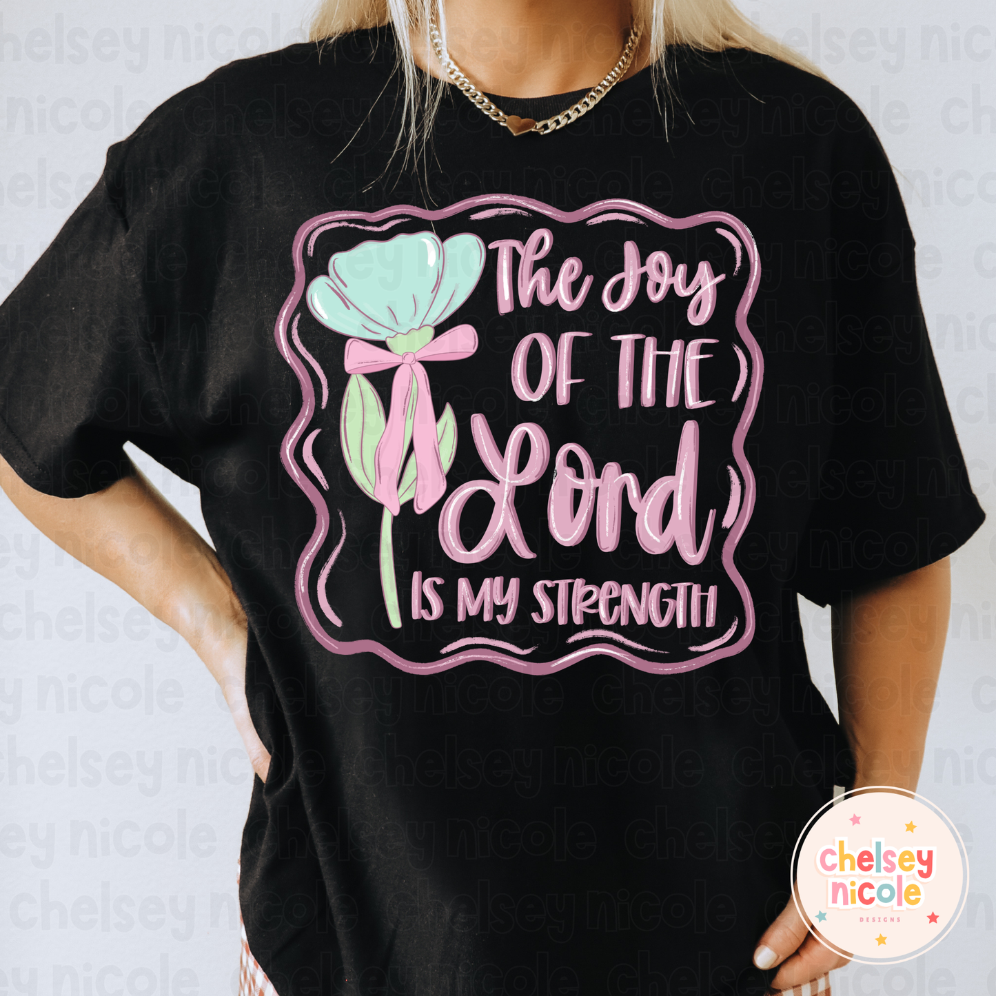 The Joy Of The Lord Is My Strength PNG | Hand Drawn PNG | Christian/Faith Digital Design
