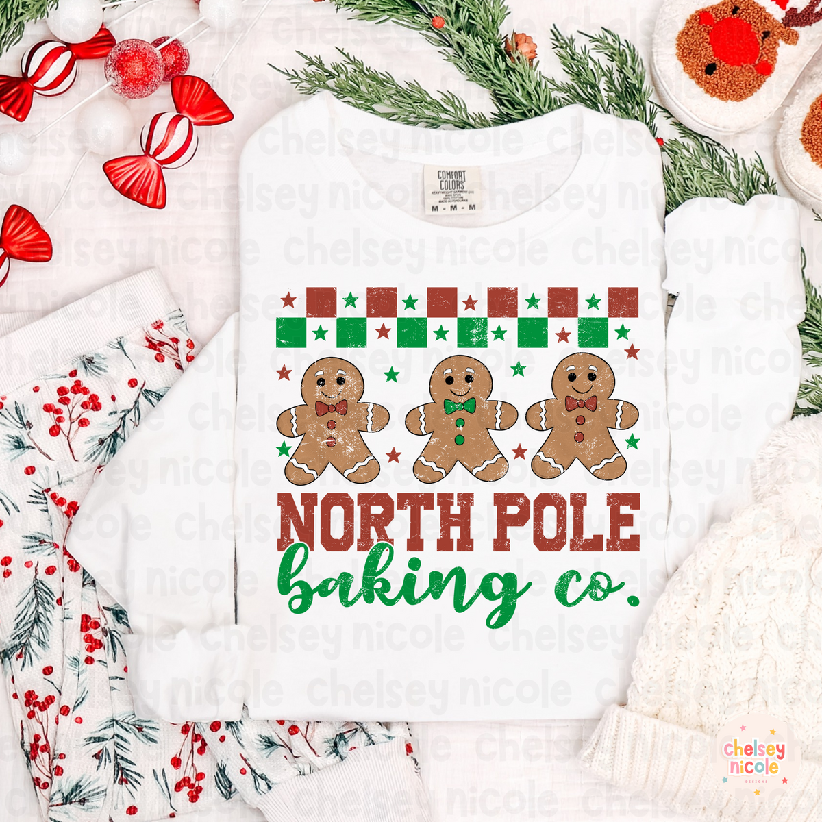 North Pole Baking Co PNG - Gingerbread Cookie PNG