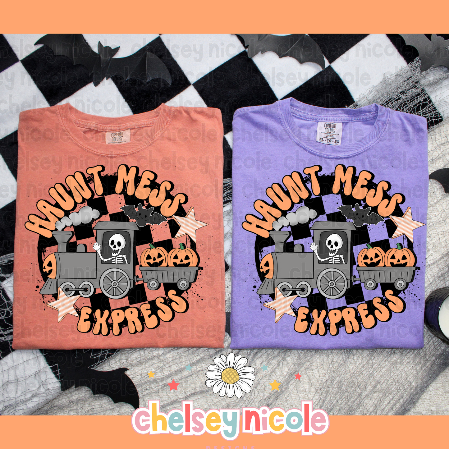 Haunt Mess Express PNG | Halloween Train PNG | Haunt Mess Train | Trending Halloween PNG