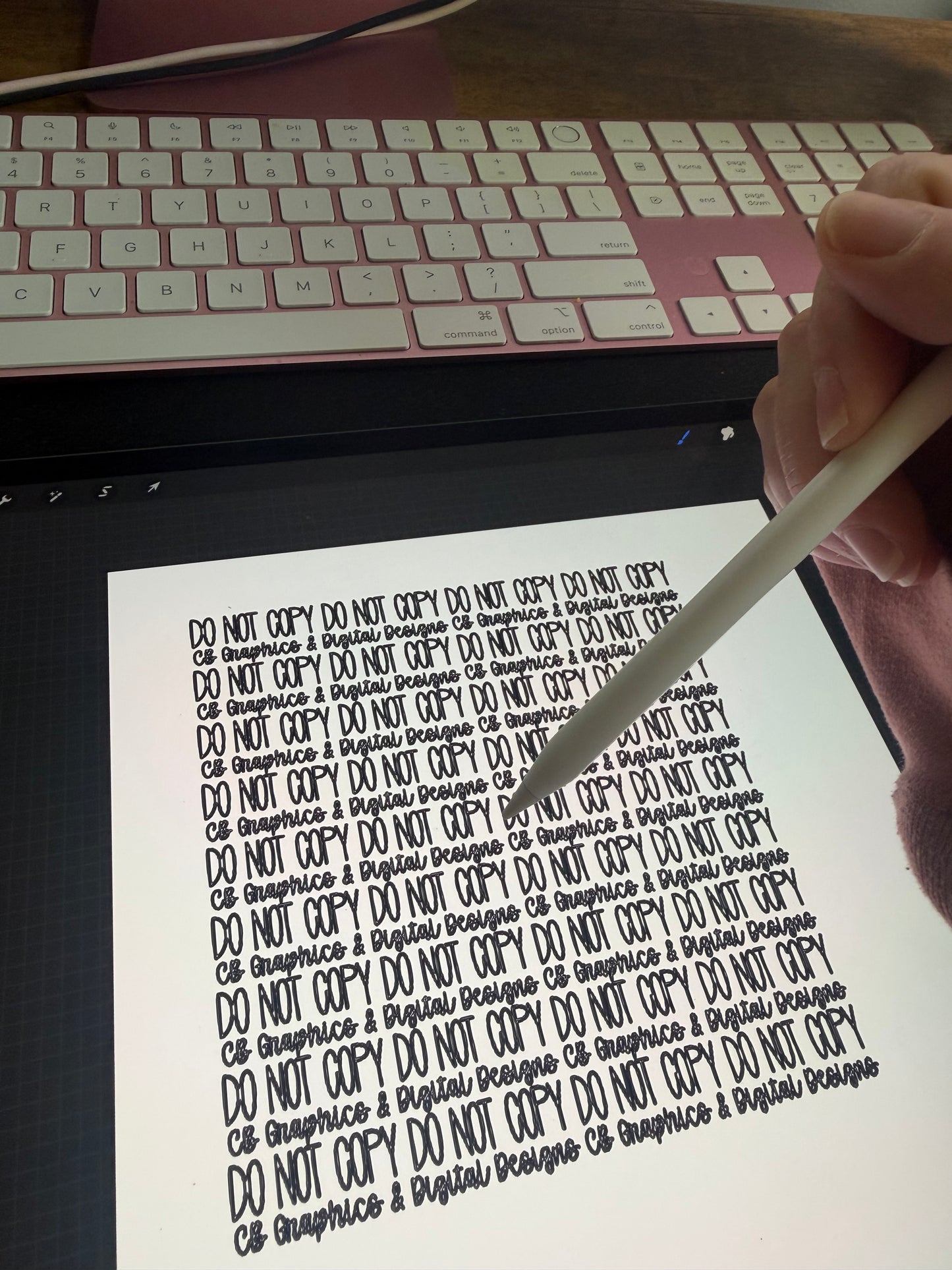 Custom Procreate Watermark Stamps