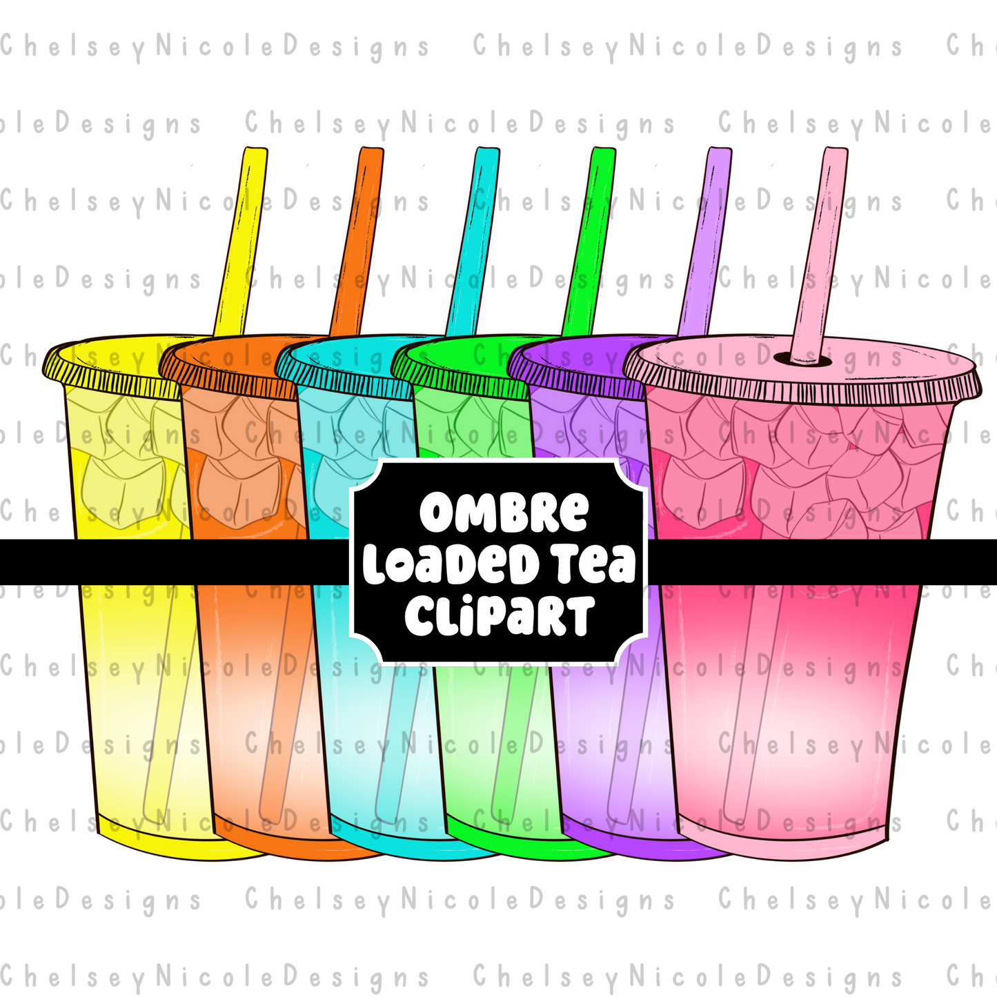 Loaded Tea Bundle - 40+ Tea Clip Arts