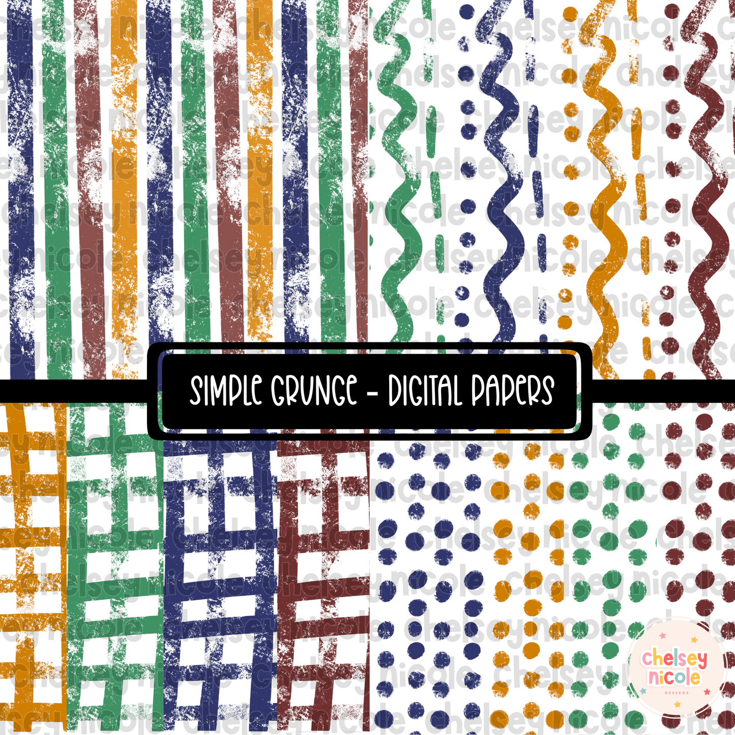Simple Grunge Fall Digital Papers