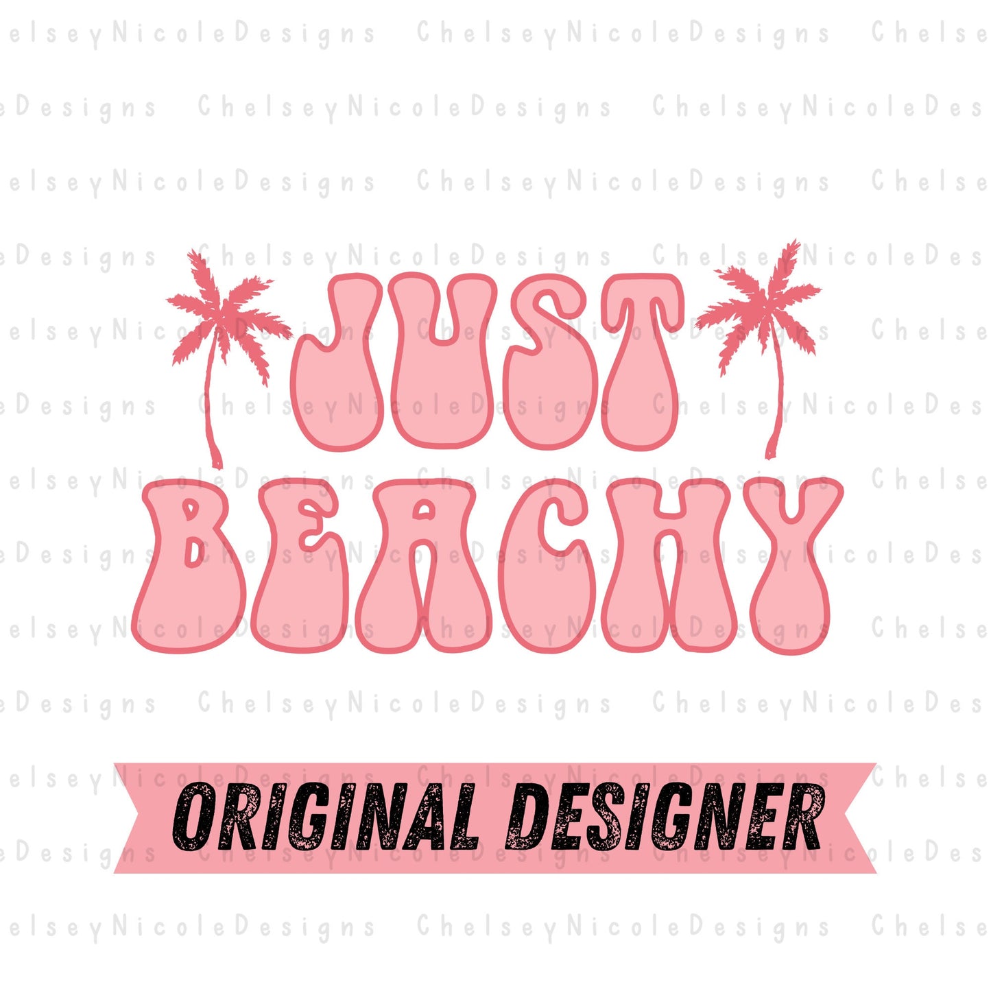 Just Beachy PNG | Beach PNG | Retro beach png