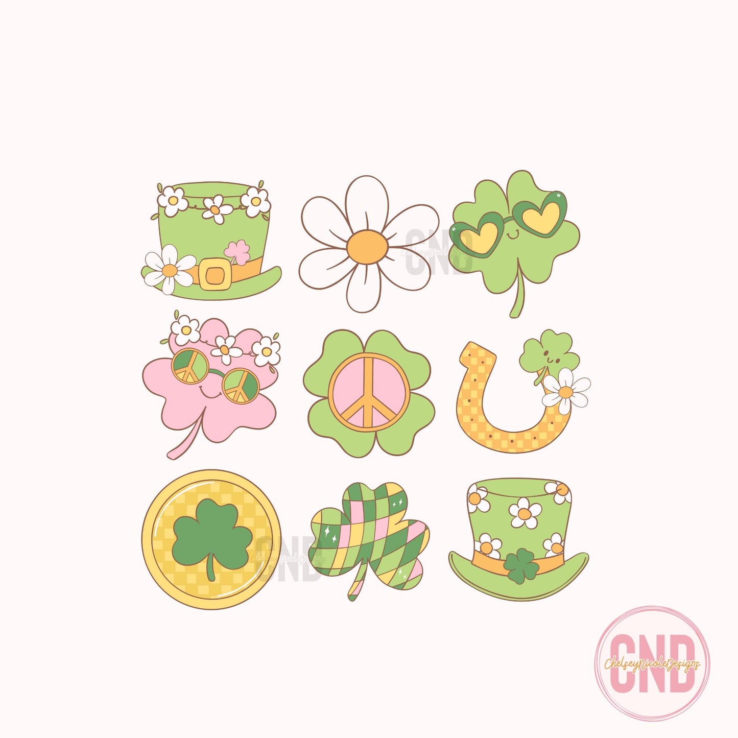 Pastel Retro St Patricks PNG, Girly St Paddys PNG, Retro Pastel St Patricks Day T shirt design, Girl St Patricks Design, Girly PNG, Trending