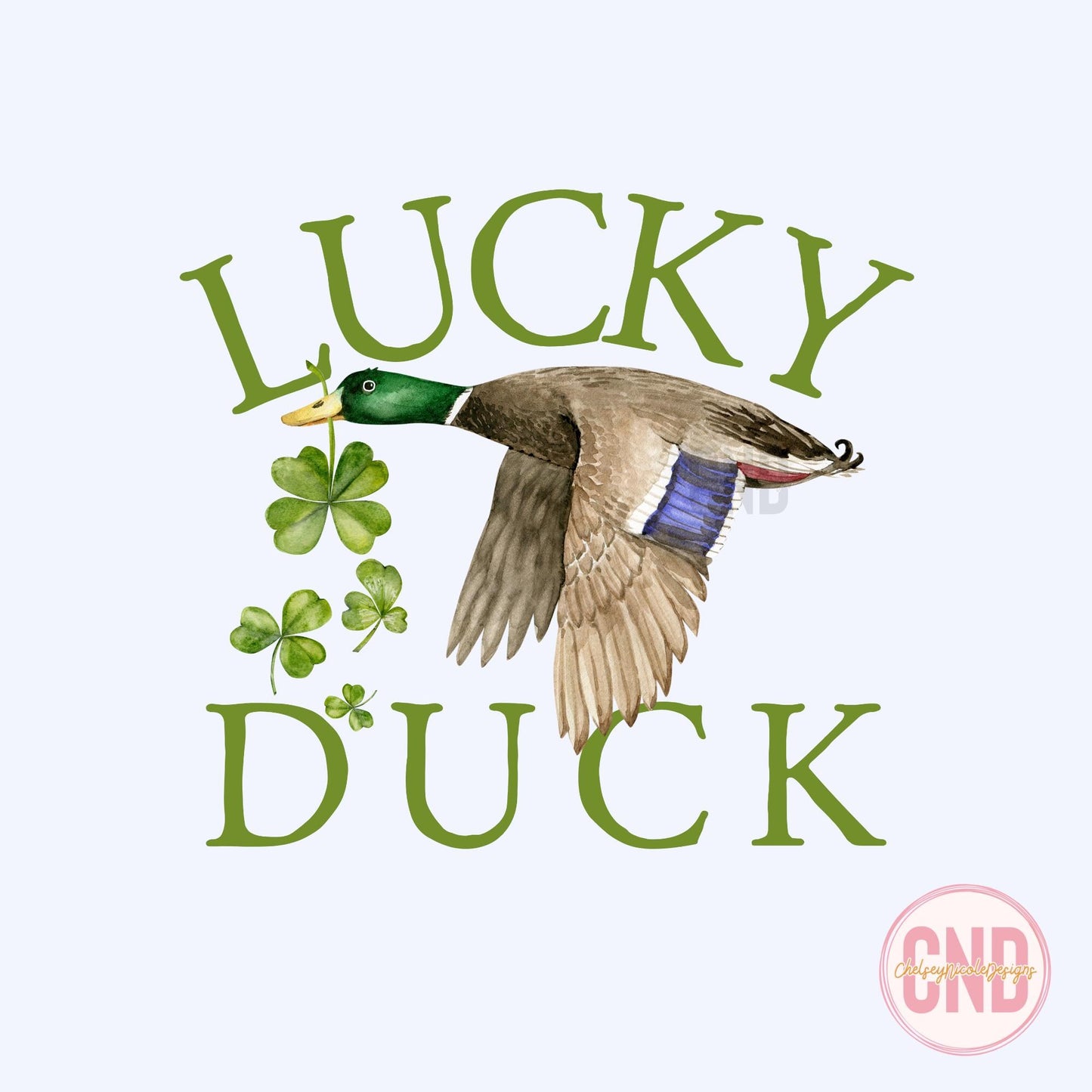 Lucky Duck PNG, Mallard St Patricks PNG, Lucky Duck Design, Southern Design, Boys St Patricks PNG, Mallard Duck png