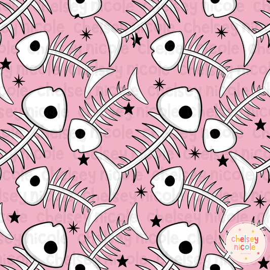 Fish Bone  Seamless (Commercial Use Allowed)- COLLAB