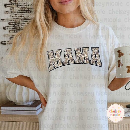Camo Mama PNG | Varsity Camo PNG | Cute Camo PNG