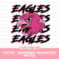 Pink Grunge Football Mascot PNG (Different Teams Available)