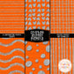 Orange Glitter Digital Paper Bundle