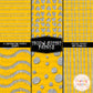 Yellow Glitter Digital Paper Bundle