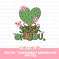 Stuck On You PNG | Western Valentine PNG | Cute Valentine Design | PNG for dtf and sublimation