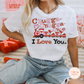 Chugga Chugga Choo Choo I Love You PNG | Train Valentine PNG | Train Vday design | Design for sublimation and DTF