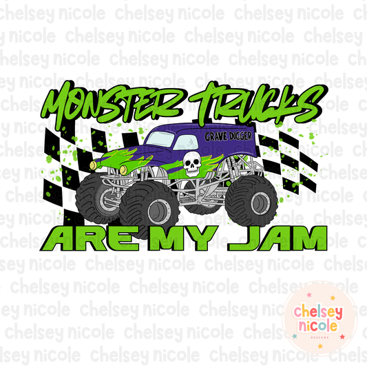 Monster Trucks Are My Jam PNG - Commercial Use PNG