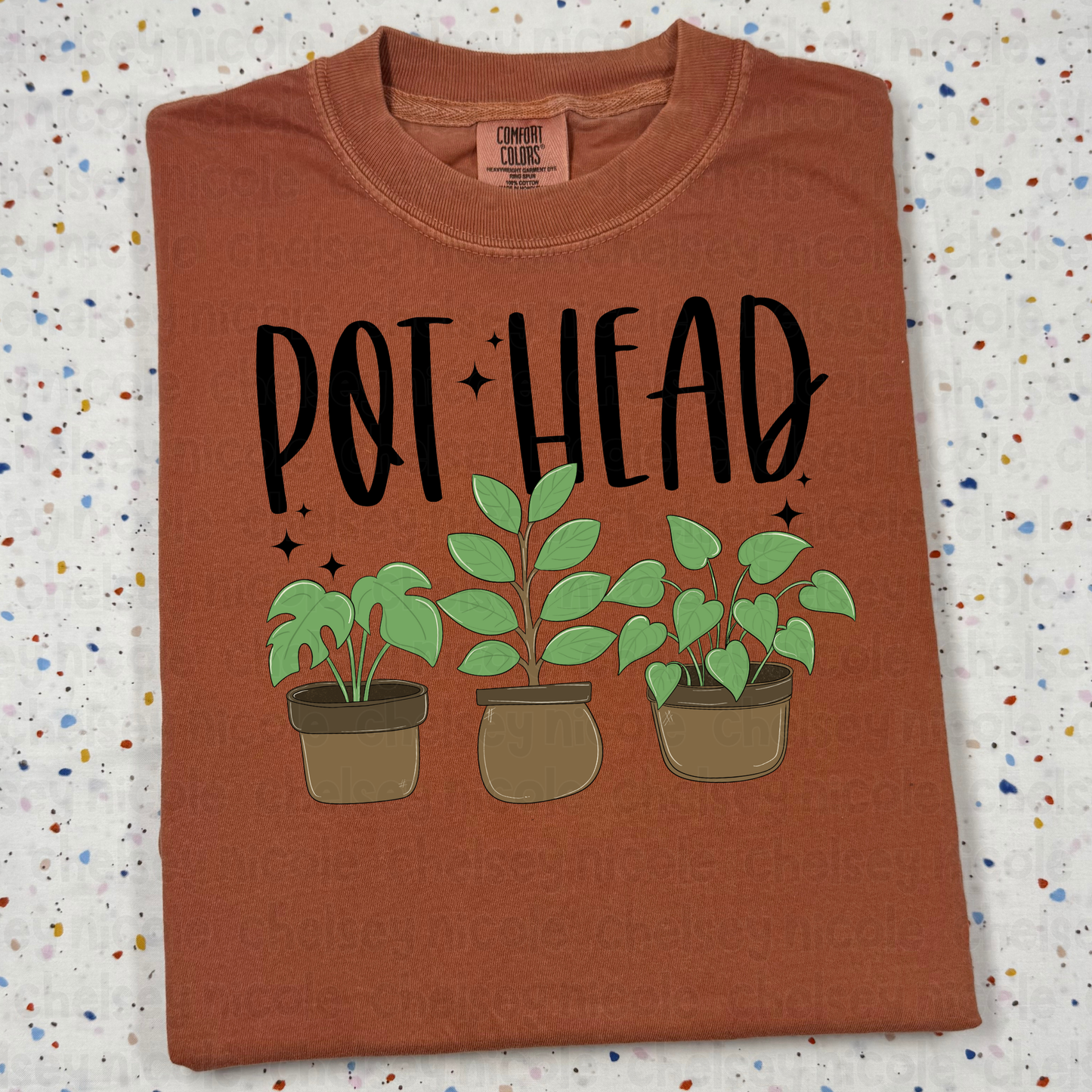 Pot Head Flower Pot PNG | Funny Plant PNG | Pot Head Garden PNG | Funny Design for DTF, Sublimation and more