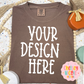 Espresso Comfort Color Mockup - Fall Mockup - Fall Tshirt Mockups - Comfort Color Mockups - Brown - Espresso