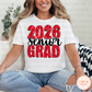 2026 Grad PNG | Fun Graduation PNG | Red Graduation Design