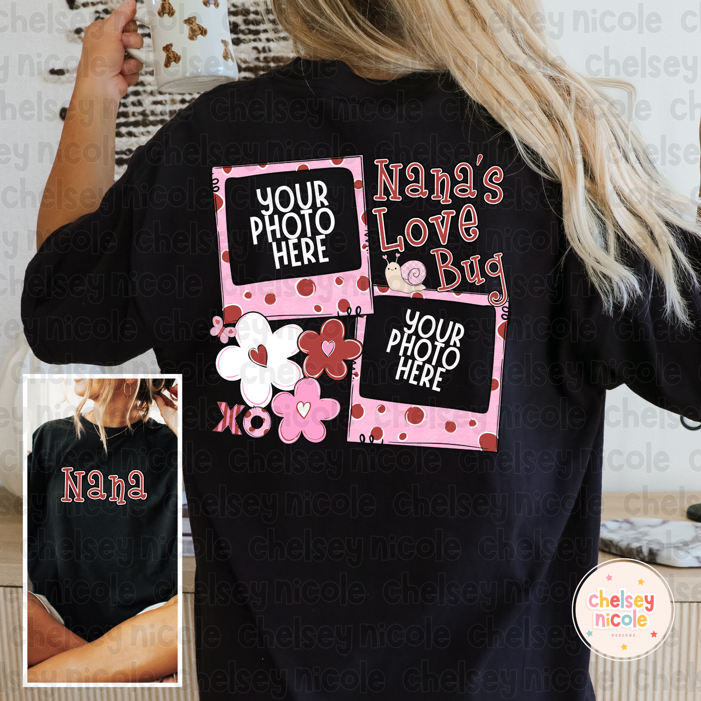 Nanas Love Bug PNG | Nana Valentine PNG | Nana PNG | Design for sublimation and dtf