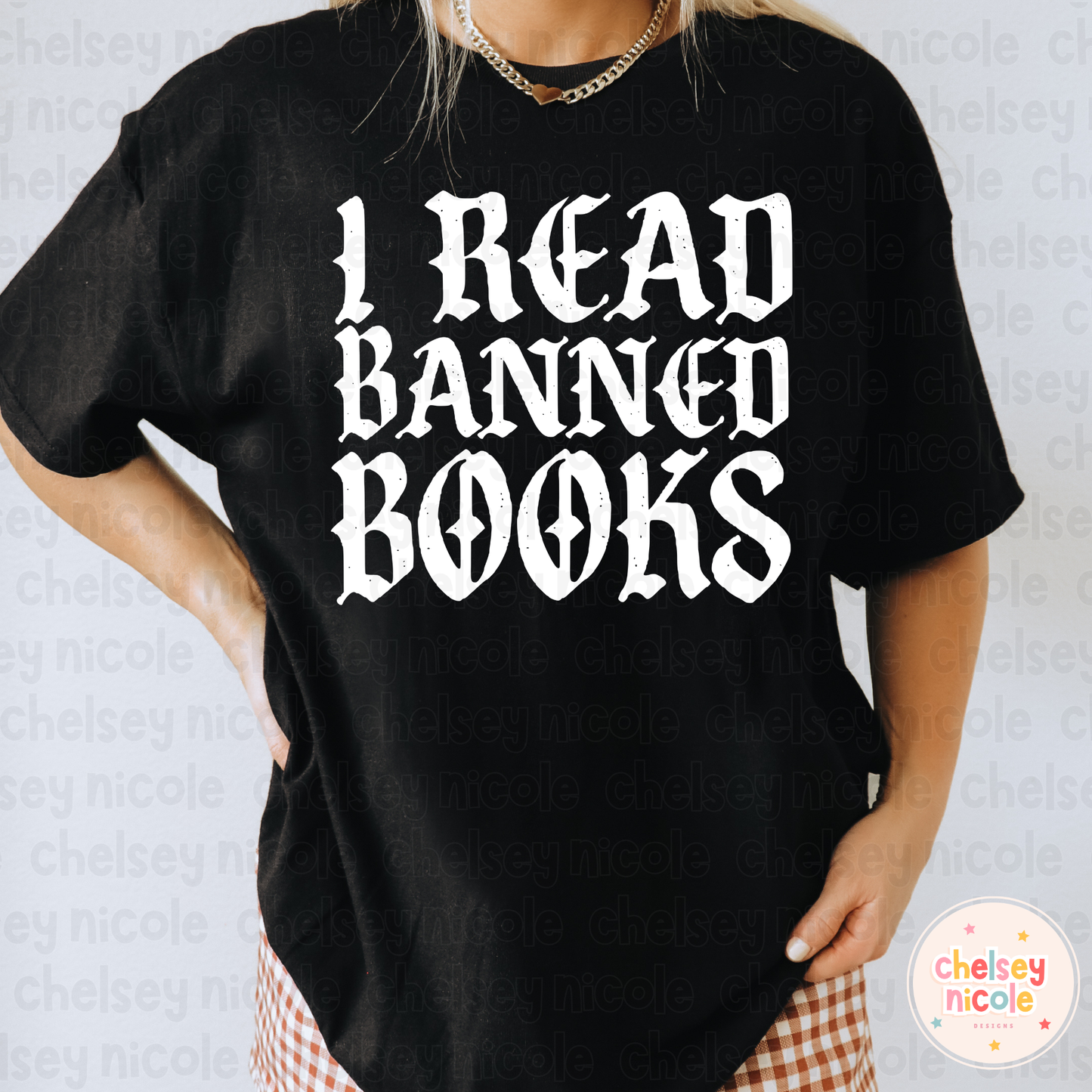 I Read Banned Books PNG | Grunge Book PNG |Banned Book Design