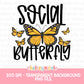 Monarch Social Butterfly PNG