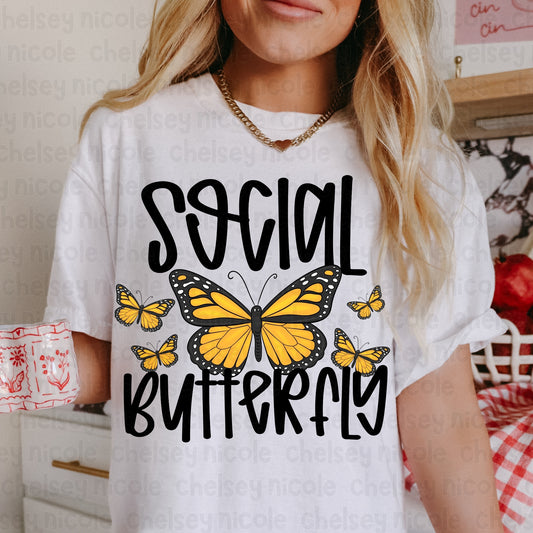 Monarch Social Butterfly PNG