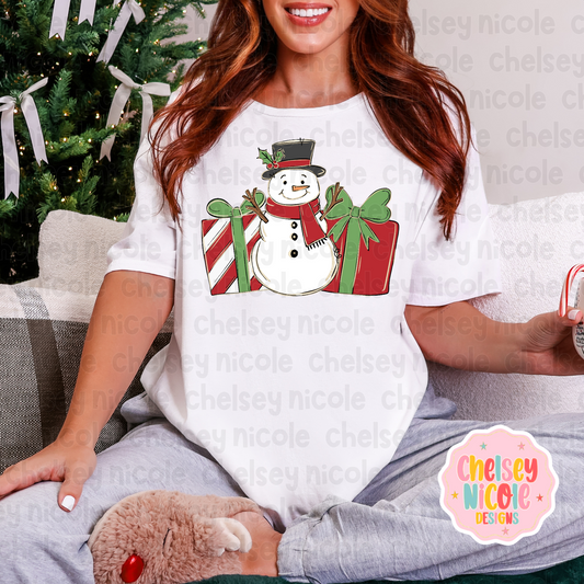 Glitter Snowman PNG | Hand Drawn Christmas PNG | Gold Glitter Christmas PNG | Glitter Snowman Christmas Design for DTF/Sublimation and more (Copy)