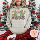 Glitter Joy To The World PNG | Hand Drawn Christmas PNG | Gold Glitter Christmas PNG | Glitter Christmas Design for DTF/Sublimation and more
