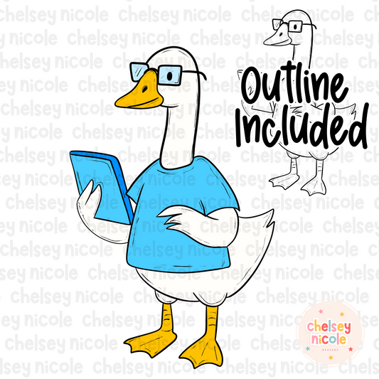 Occupation Goose CLIPART - COMMERCIAL USE ALLOWED - Digital Designer Goose