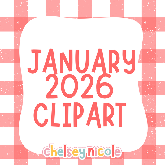 January 2026 Clipart Drive