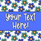 Retro Floral Social Media Canva Template