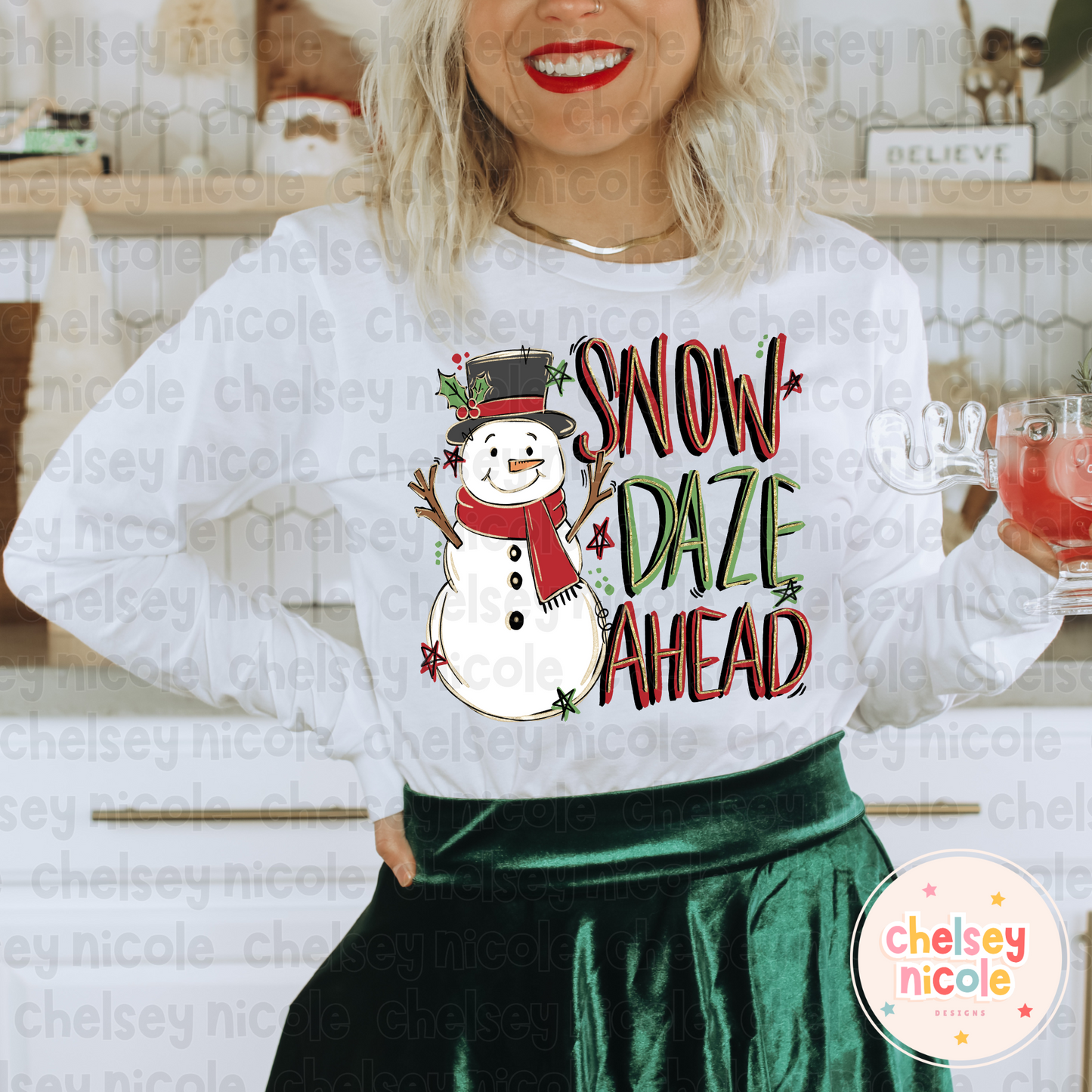 Snow Daze Ahead PNG | Christmas PNG | Snow Day Christmas PNG