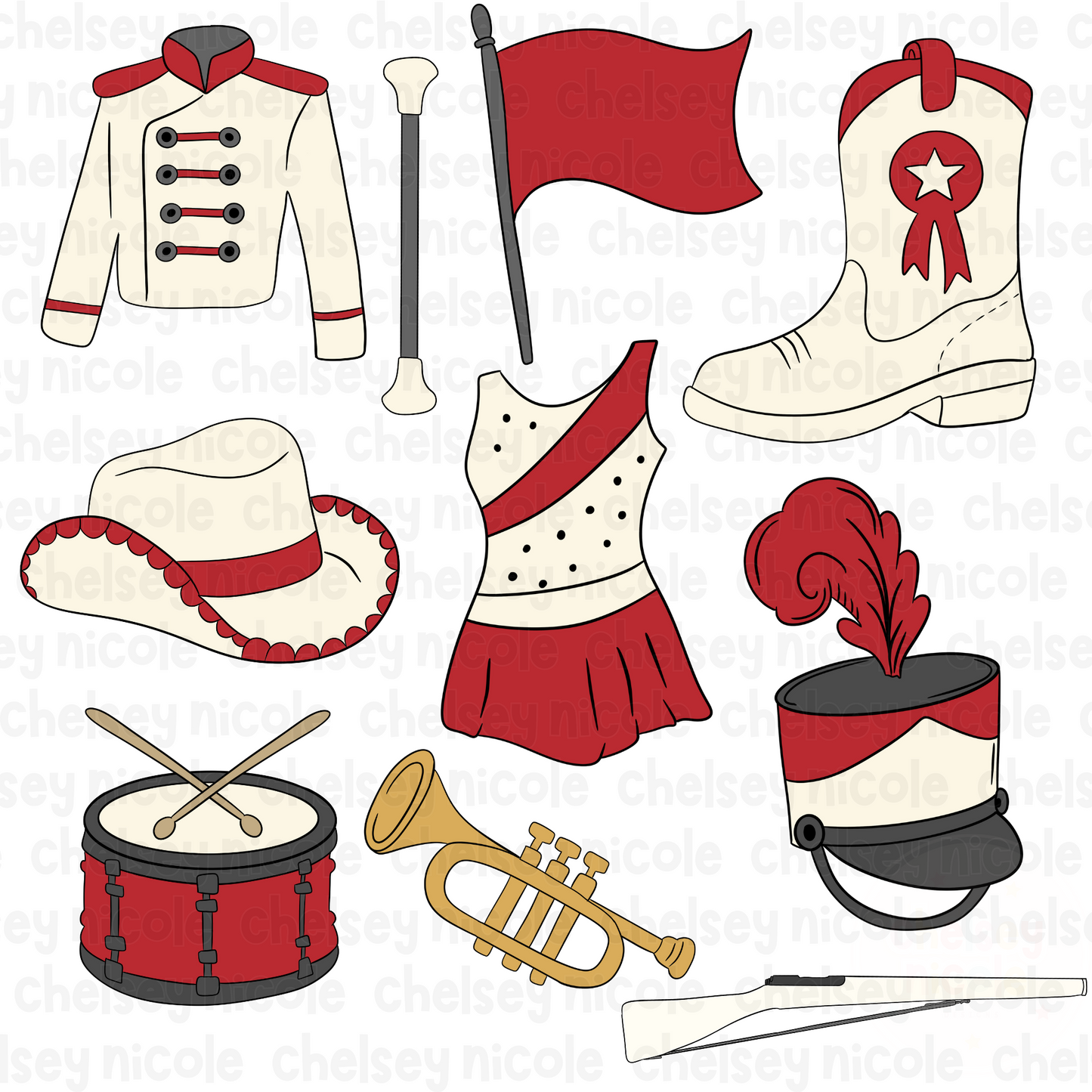 School Spirit Clipart Bundle - Football Season Clipart bundle - Fun school Spirit Clip Art