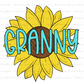 Sunflower Name Canva Template