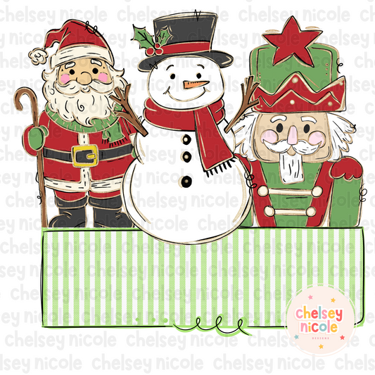 Christmas Name Plate PNG | Cute Christmas PNG | Glitter Christmas PNG | Christmas Plates PNG