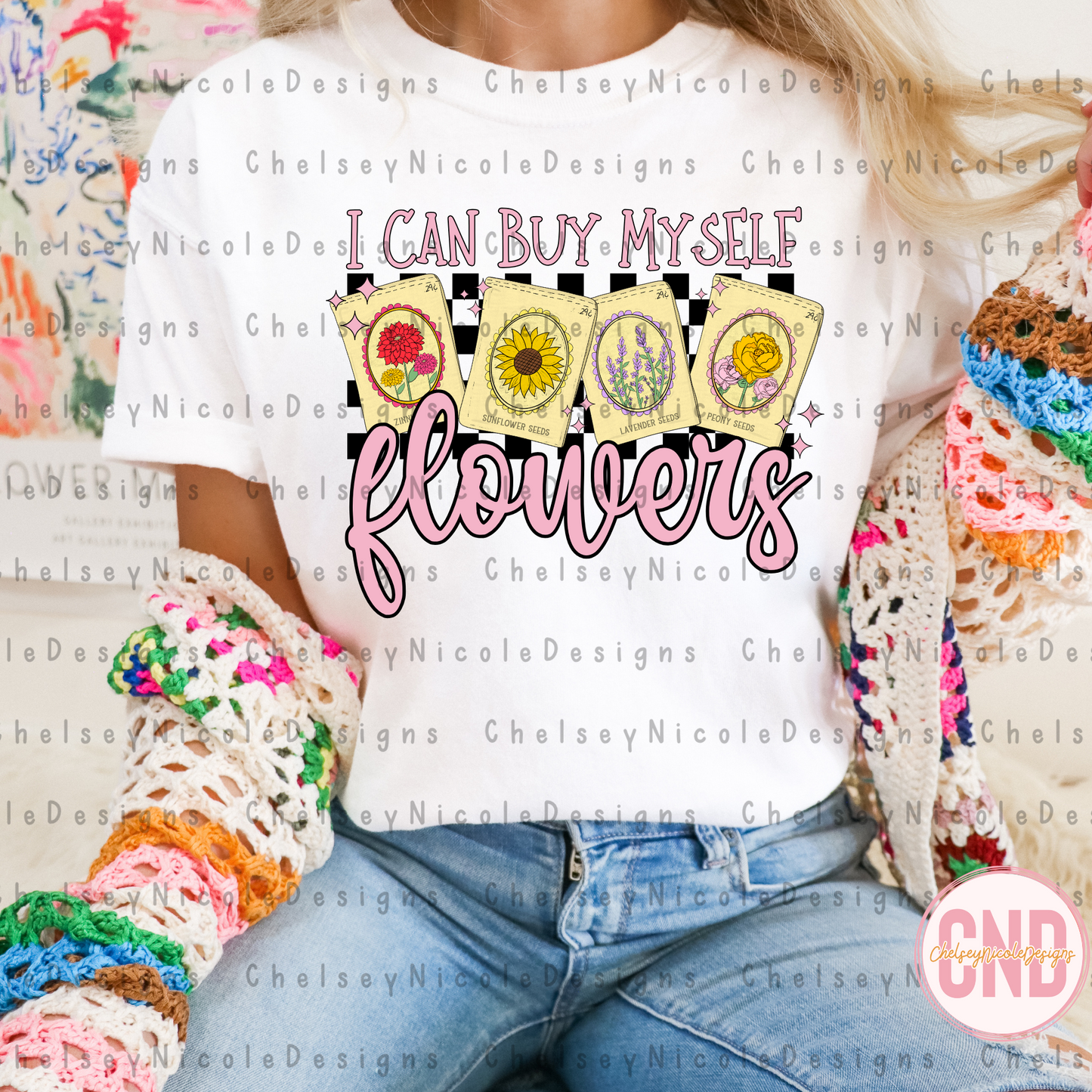 I can buy myself flowers PNG - Flower Seed Packet PNG