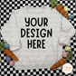 Cream Easter Egg Mockup - Cream Easter Egg Rabbit Skins Sweater - Easter Sweatshirt Mockup - Mockup for Digital Designs (Copy)