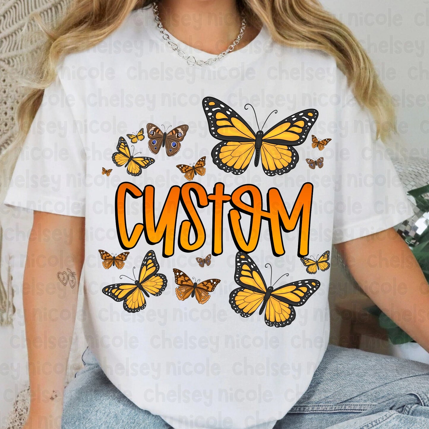 Custom Saying Butterfly PNG