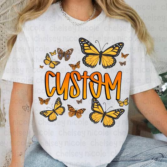 Custom Saying Butterfly PNG