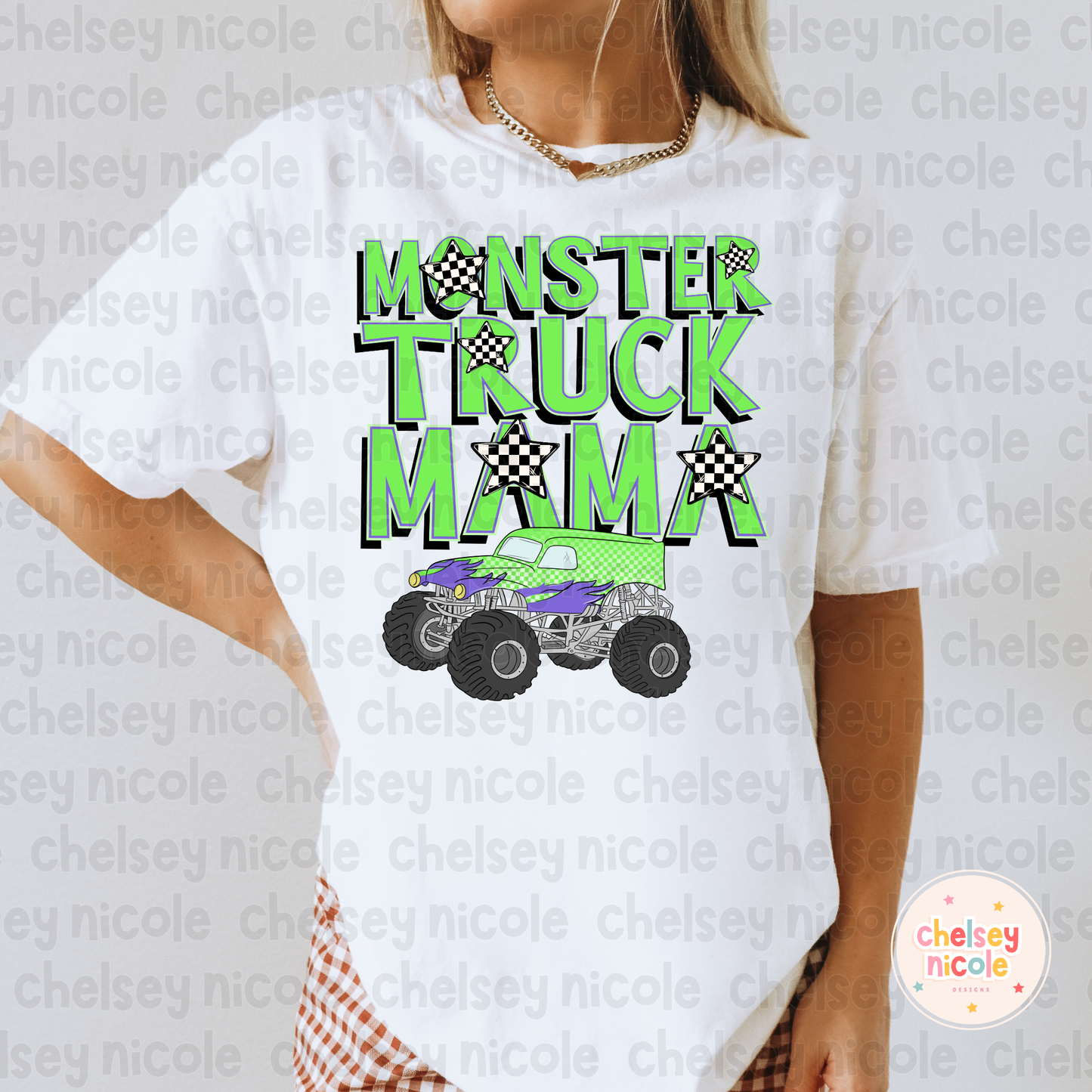 Monster Truck Mama PNG | Monster Truck Mama Design | Cute Monster Truck PNG | Design for sublimation and DTF