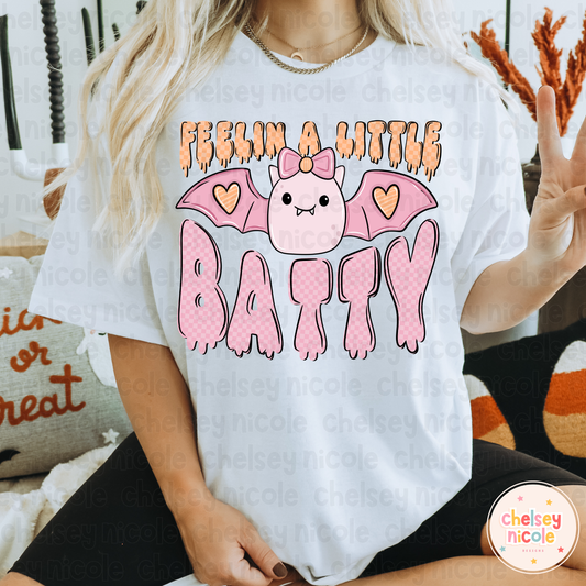 Feelin A Little Batty Patch PNG - COLLAB