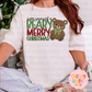 Have Yourself A Berry Merry Christmas PNG | Bear Christmas PNG | Beary Merry | Cute Christmas PNG | Design for sublimation and DTF