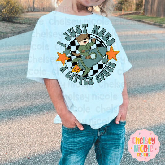 I Just Need A Little Space PNG - Otter Space PNG - Cute Otter PNG