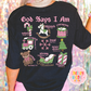God Says I am Christmas PNG | Christian Christmas PNG | Pink/Green Christmas PNG | Kids Christmas PNG