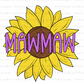 Sunflower Name Canva Template