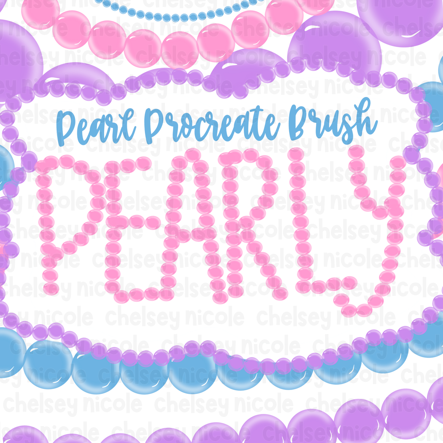 Pearl Procreate Brush| Pearl Effect Procreate Brush | Procreate Tools